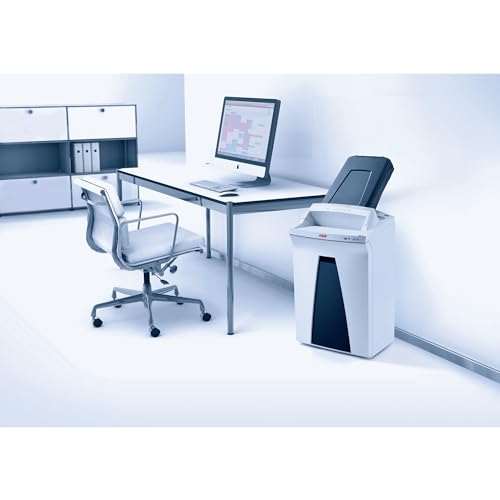 HSM SECURIO AF300 Cross-cut Shredder with automatic paper feed; shreds up to 300 automatically/19 manually; 9 gallon capacity - size: 300 sheet, style: cross cut