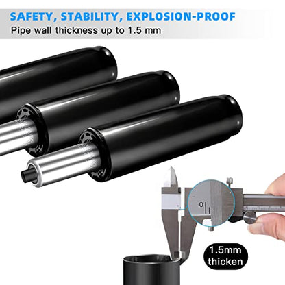 Omyoffice Adjustable Gas Lift Cylinder for Office Chairs, Black, 1000LBS Capacity | Heavy-Duty 1000 lbs, Hydraulic Pneumatic Gas Lift, Universal Fit Most Executive Gaming Desk Chairs - color: Black