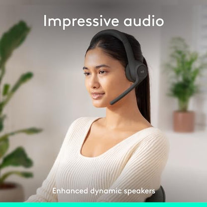 Logitech Zone 301 Wireless Bluetooth Headset - Graphite - color: Graphite