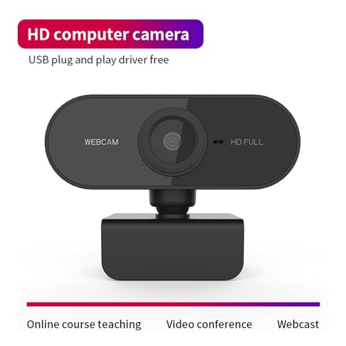 Streaming Camera 1080p HD Webcam USB Pc Camera Webcam for Pc Gaming | Computer Web Cameras for Desktop Computer Accessories with Microphone,Fast Auto Focus, Rotatable Lens Gaming Stuff