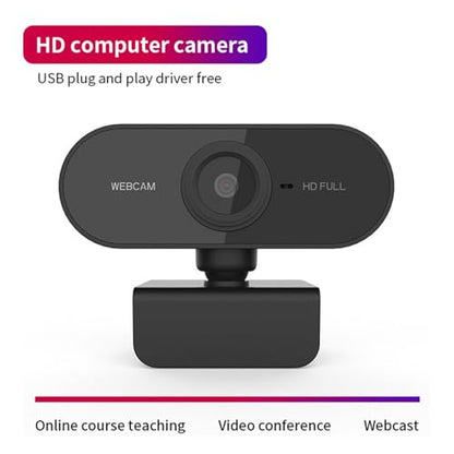 Streaming Camera 1080p HD Webcam USB Pc Camera Webcam for Pc Gaming | Computer Web Cameras for Desktop Computer Accessories with Microphone,Fast Auto Focus, Rotatable Lens Gaming Stuff