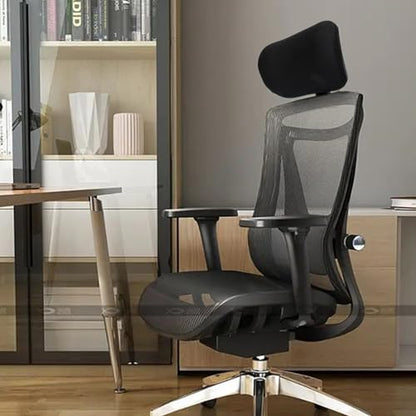 SHERCHPRY Adjustable Office Chair Headrest, Chair Headrest, Lift Head Cushion, Attachment Neck Support for Ergonomic Executive s Black