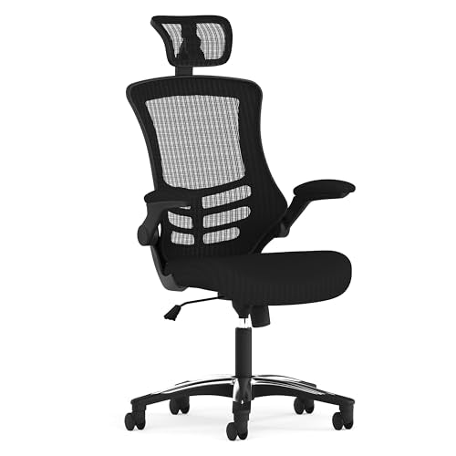 Flash Furniture Mesh Swivel Adjustable Office Chair, Black