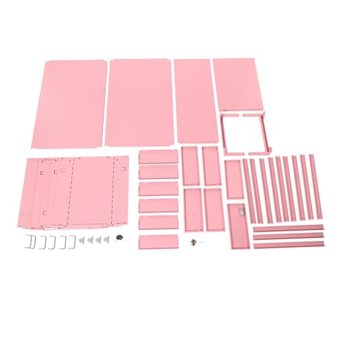 6 Drawer Mobile File Cabinet with Lock,Under Desk Metal Filing Cabinets for Home Office Organizer,Small Rolling Printer Stand with Wheels,for Letters,Legal,A4 (Pink) - color: Pink