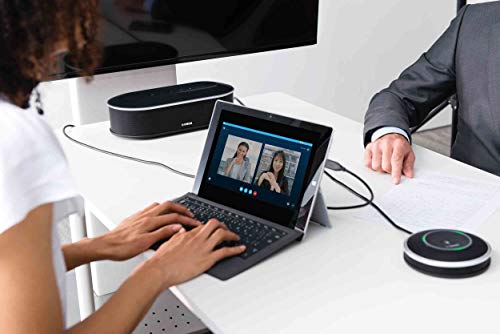 Yamaha YVC1000MS Speakerphone and Bluetooth Conference Phone Microsoft Teams Business Certified Communications System
