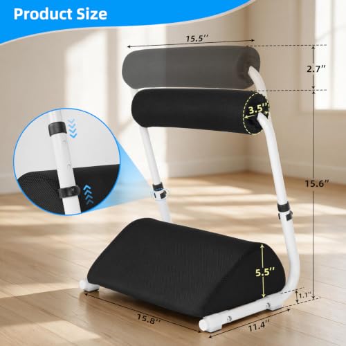 Adjustable Foot Rest Under Desk Footrest Wide Leg Rest 3 Height Positions with Detachable Foam Cushion for Desk Office Gaming Chairs - size: Cylindrical sector