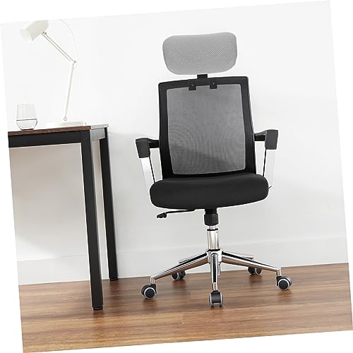 Computer Chair Head Pillow Easy Install Liftable Headrest for Office Chair Support - color: Black