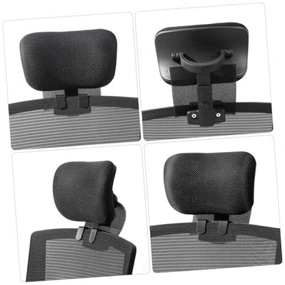 Tofficu Adjustable Office Chair Headrest Attachment for Ergonomic Support Height Angle Adjustable Neck Pillow for Enhanced Comfort Office Chairs Style