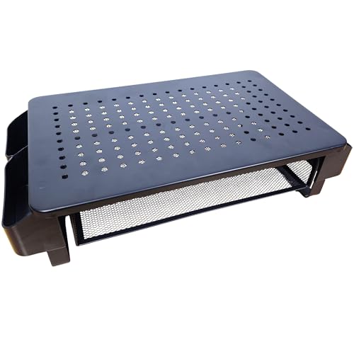 Monitor Stand Riser, Metal Laptop Stand, VMMR01-WDB