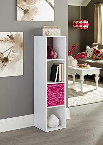 Closetmaid 4 Cube Stackable Storage, White - color: White, size: 4-Cube