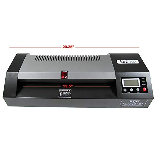 12.5" Pouch Laminator with Variable Temperature and Speed | Compatible with 3 Mil - 10 Mil Thermal and Cold Pouches | Laminates Documents & Photos | Low to Medium Volume Use | 1-Year Warranty