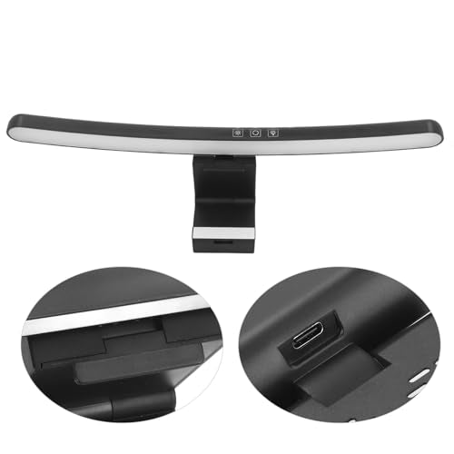 Space Saving LED Monitor Light Bar for Desk with Remote Control, 2950K to 6100K, Dimmable Lamp for Work and Leisure