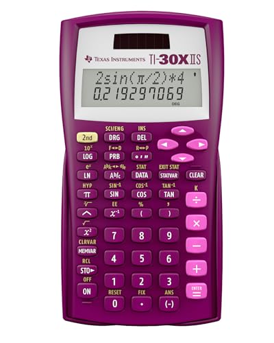 Texas Instruments TI-30XIIS Scientific Calculator, Raspberry Small - color: Raspberry