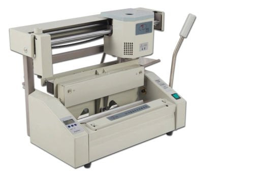 A4 Manual Hot Glue Book Binder Machine with Milling Cutter Wireless Book Binding Machine for Binding Books Albums Notebook with 1 Pound Glue Pellets