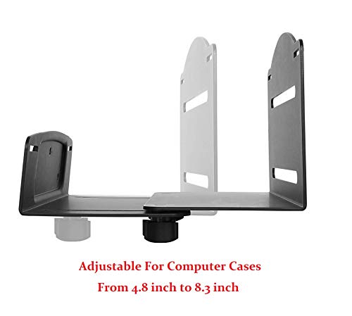 MED02 Medical Wall Mount Workstation with Folding Keyboard Tray | Large Sliding Mouse Pad | Height Adjustment Space Save Folding Design for 17"-35" Screen | Scanner Holder With CPU Wall Mount