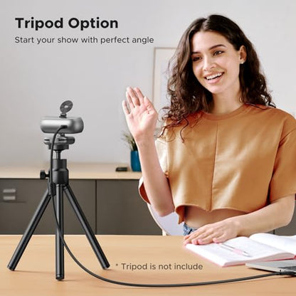 UGREEN Webcam for PC Ultra HD 1080P Computer Webcam with Microphone - color: Space Grey