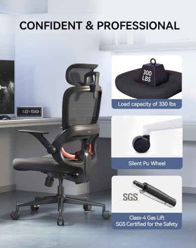 SIHOO B100 SE Ergonomic Office Chair, Desk Chair with Lumbar Support - color: Midnight Black, size: Pack of 1