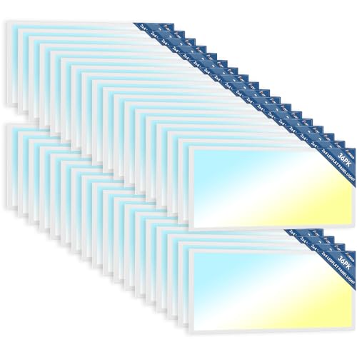 Amico 36 Pack 2x4 LED Flat Panel Light Fixture, 6250 LM, 4000K/5000K/6500K, 30W/40W/50W, Dimmable 0-10V, LED Drop Ceiling Lights for Office Commercial Use, Dustproof ETL Listed, FCC - size: 2x4 36Pack