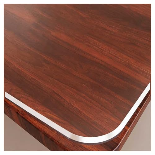 Clear Table Protector Plastic Cloths PVC Night Stand Table Cover Mat 17"x18" 1.5mm Thick Office Desk Mat Shelf Surface Protection Crystal Children Painting Cover Pad Transparent