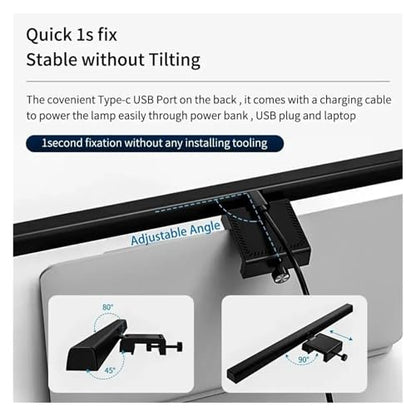 LED Desk Lamp Monitor Light Bar PC Computer Dimmable Screen Light 33cm 50cm Office Study Reading Hanging Table Lamp USB Powered - color: 33cm