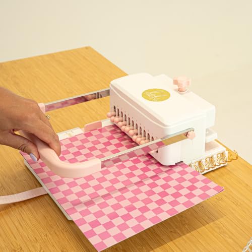 Heidi Swapp Craft Binding Machine — DIY Twin-Loop Wire Book Binder for Planners, Journals & Photo Books | Includes 20 Wires, 4 Bookboards & Pliers | Binds A4, A5, A6, A7 & Letter | 27-Piece Kit