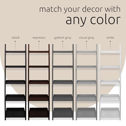 kieragrace Providence Hadfield Leaning Shelf - Matte Paint Black, 18" by 66" - color: Black