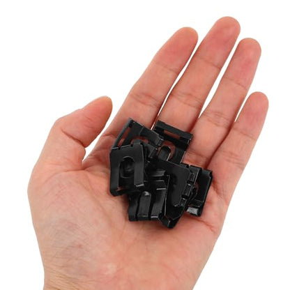 30pcs Gas Lift Retaining Clip for Office Chair - M10 Anti-Vibration Shaft Retainer for Pneumatic Cylinder Base Locking, Furniture Hardware - size: 2.25X1.80X0.60CM