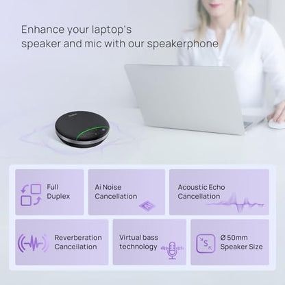 Yealink SP92 Bluetooth Speakerphone USB Conference Speaker and Microphone - size: SP92 with Dongle