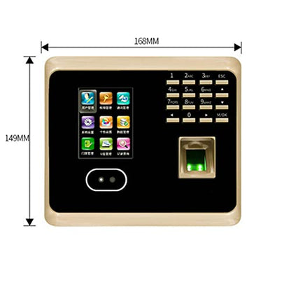 Clock in Machine, UF100 WiFi IP Face Recognition Fingerprint Time Attendance Machine Time Clock for Employee Small Business