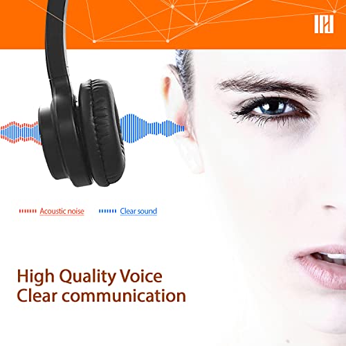 IPD IPH-250 Phone Headset with Noise Cancelling Microhone for Office and Call Center- Comapatible with Polycom VVX, Aastra,Avaya Digital, Nortel,Samsung,Mitel landline Phones. | Office and Call Center, Compatible with Polycom VVX, Aastra, Avaya Digital, N