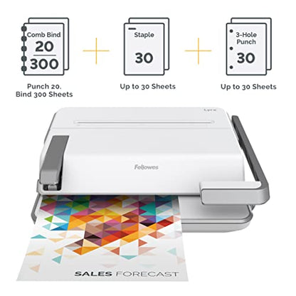 Fellowes Patented Lyra 3-in-1 Binding Center 5603001