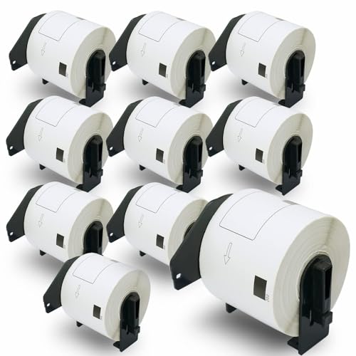 BETCKEY Replace for Brother DK-1202 (2.4 x 3.9 in) Shipping Labels[10 Roll]
