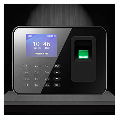 Clocking in Machine, ZK301 Fingerprint Time Attendance Machine Biometric Employee Time Clock Time Clocks for Employees Small Business