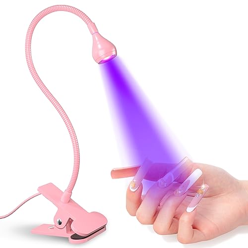 UV Nail Lamp - UV Light for Gel Nails, Flash Cure Lamp - color: Pink
