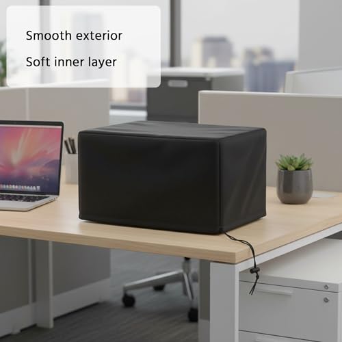 Printer Dust Covers, Water Proof Printer Covers Compatible with HP Canon Epson Brother, Universal Black Case Protector for Printers (15Wx15Dx10H) - size: 15W x15D x11H