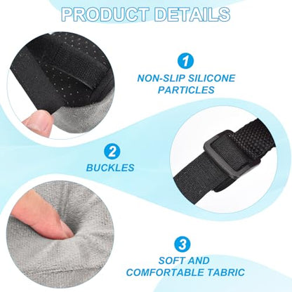 PATIKIL Office Chair Arm Pads, 2 pcs Office Chair Arm Cover Soft Office Chair Armrest Pads Memory Foam Cotton Removable Washable for Desk Computer Gaming, Gray - color: Grey