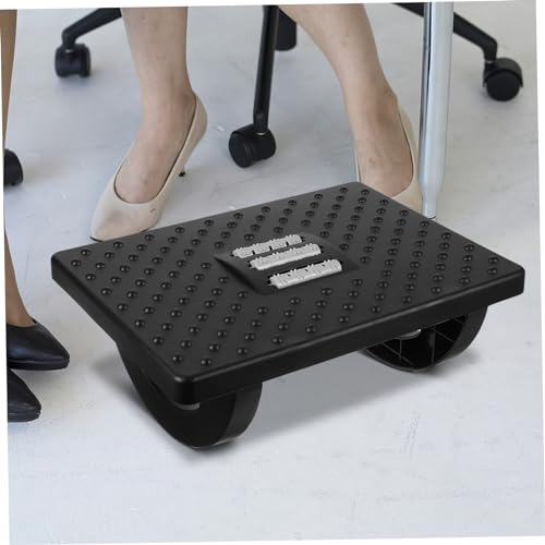 Tofficu Ergonomic Non-Skid Foot Rest for Office Home Rocking Footstool Under Desk Lightweight Material Comfortable Foot Support for Daily Use