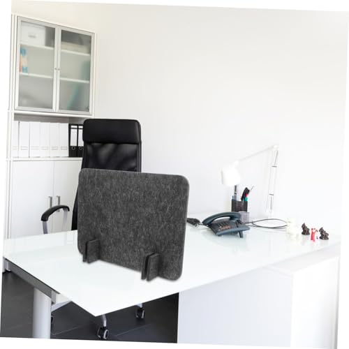 Desk Screen Privacy Divider Soundproof Desk Partition Office Partition Baffle Felt Study Carrel Quick Setup Noise Reduction Cubicle Divider