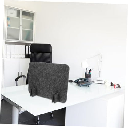 Desk Screen Privacy Divider Soundproof Desk Partition Office Partition Baffle Felt Study Carrel Quick Setup Noise Reduction Cubicle Divider
