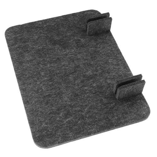Ergonomic Workspace Divider Soundproof Privacy Panel for Schools Office Black Grey