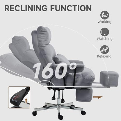 Executive Office Chair with Footrest