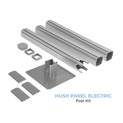Versare Pre-Configured Hush Panel Electric Cubicle | Workstation Divider Walls | Cubicle Privacy Panels | Office Partition Walls - color: Ocean, size: 6' x 6' Single