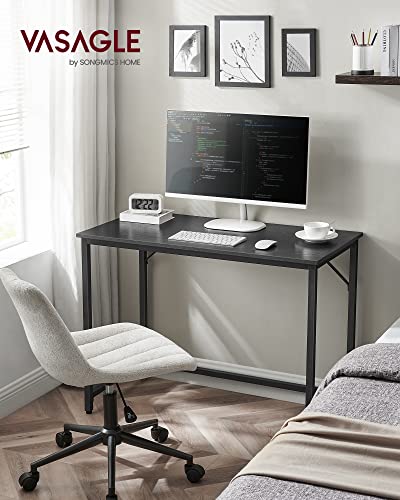 VASAGLE Computer Desk, Gaming Desk, Home Office Desk, for Small Spaces, 19.7 x 39.4 x 29.5 Inches, Industrial Style, Metal Frame, Black ULWD041B56 | Gaming Desk, Home Office Desk, Modern Basic Style, Steel Frame, Ebony Black, BARNET Collection ULWD041B56