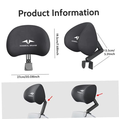 Office Chair Headrest Attachment,Office Chair Headrest,Office Chair Headrest Attachment Universal Head Pillow for Chair Support for Office Chair Memory Foam Mesh Head Pillow Head Rest