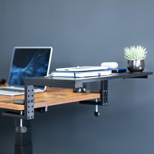 VIVO Black Clamp-on 22 in Desk Extension Shelf, DESK-SHELF22B - size: 22"