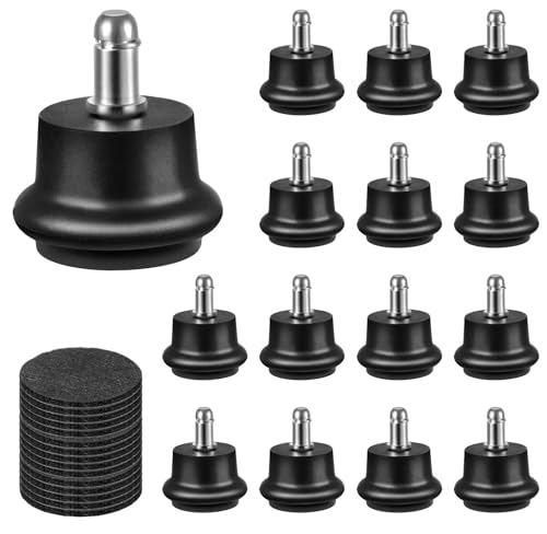 Bell Glides Replacement Office Chair, Castors Wheels Stopper Chair Feet - style: Short Fixed Feet-15PCS