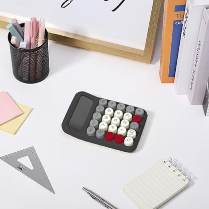 Mr. Pen- Mechanical Switch Calculator, 12 Digit Large LCD Display | Slate Grey with Big Buttons, Mechanical Switch Calculator for Home, School, Office - color: Slate Grey
