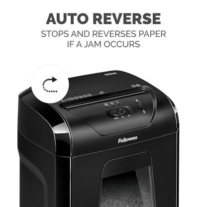Fellowes Powershred 60MC Micro-Cut 10 Sheet Home Office Paper Shredder
