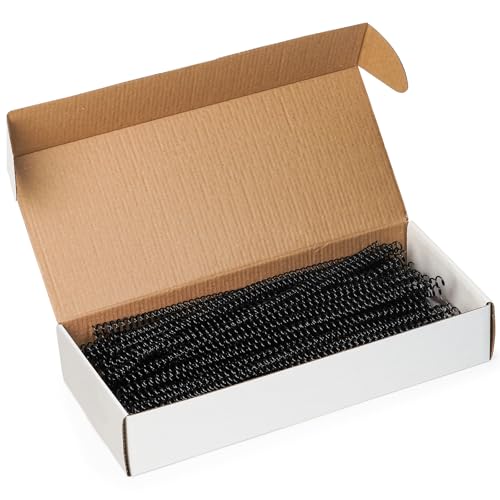 46-Hole Binding Machine Spiral Coil Binder Red,DIY Book Binder Kits with Electric Coil Inserter,4:1 Pitch 500 Sheets,Come with 100pcs Comb Binding Spines,School Office Home