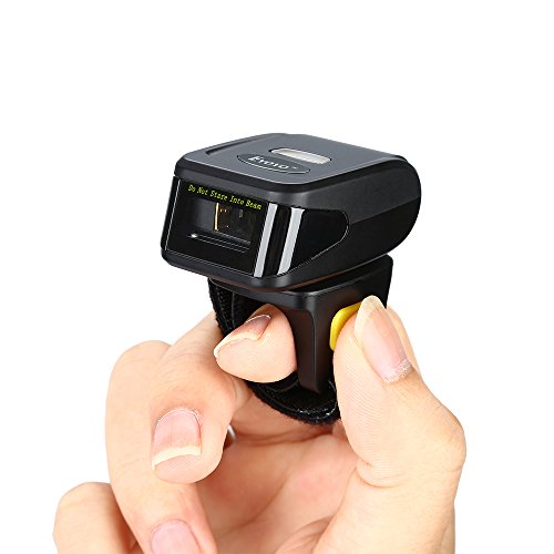 Eyoyo Portable Mini 1D UPC Wireless Wearable Ring Finger Barcode Scanner